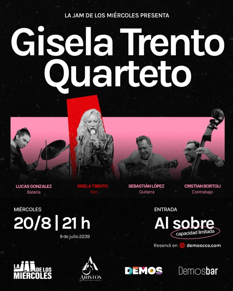 GISELA TRENTO QUARTETO en La Jam de los Miércoles